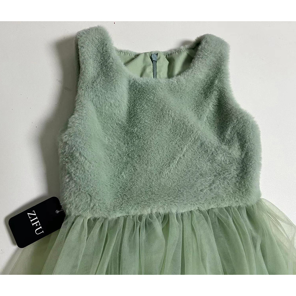 Introducing the ZIFU dress where cozy comfort meets fairytale charm