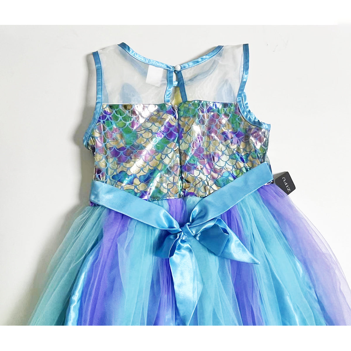 ZIFU Girls' Magical Mermaid & Unicorn Princess Dress