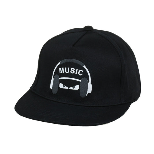 Cute Headphone Logo Snapback for Music Lovers