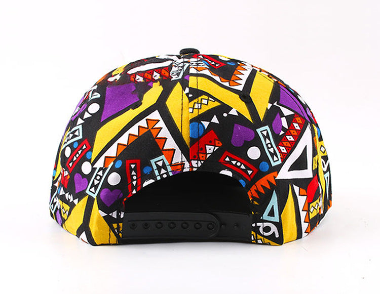Floral Polyester Cap with 3D Puff Embroidery