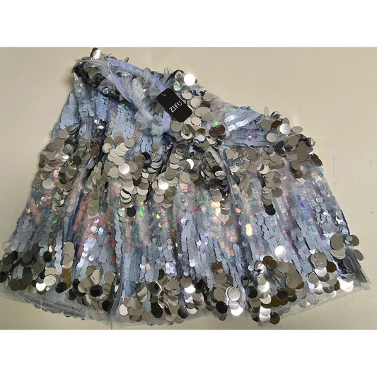 ZIFU Girls' Glamorous Sequin & Feather Dress